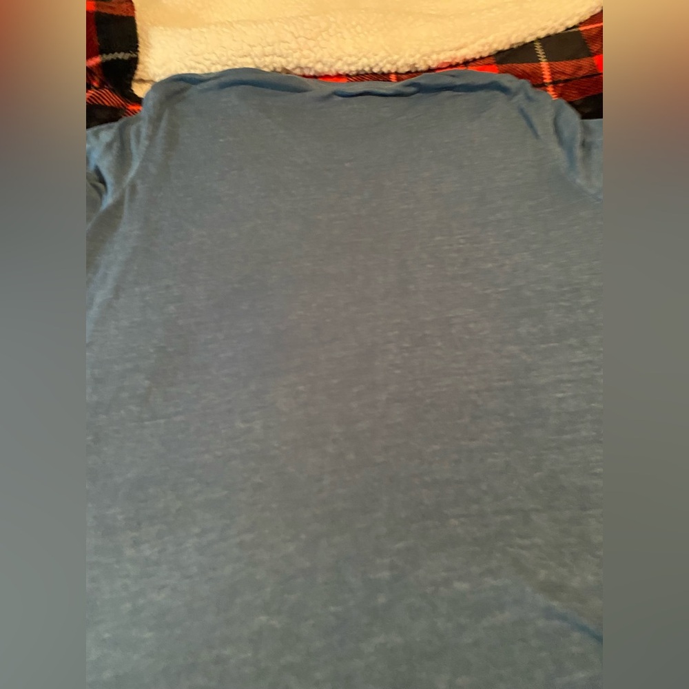 Lucky Brand Blue Motorcycle Graphic Tee - Picture 6 of 6